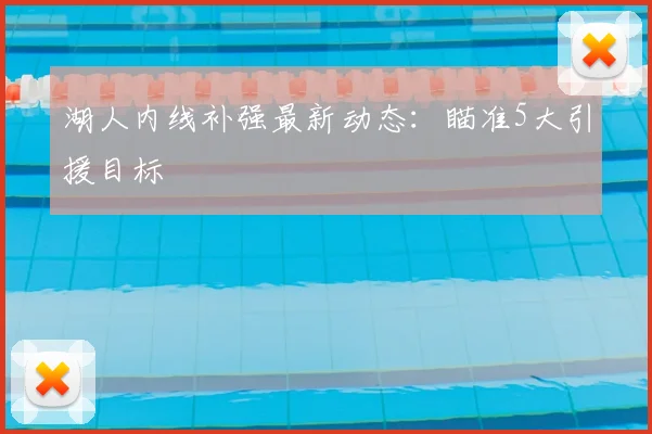 湖人内线补强最新动态：瞄准5大引援目标